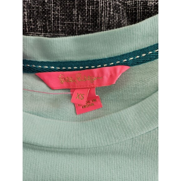 Lilly Pulitzer Bubbly Aquamarine Longsleeve Top Size XS NWT - Picture 6 of 8